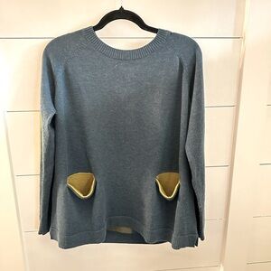 FOIL New Zealand Merino wool multicolor design pocket woman gorpcore tunic M